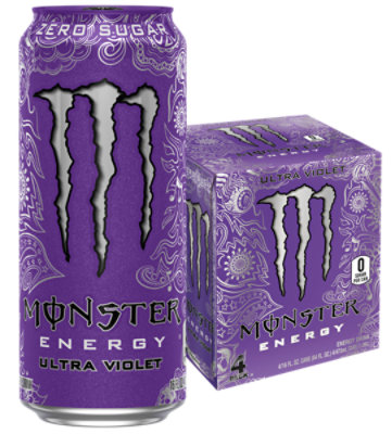 Monster Energy Ultra Violet - 4 - 16 Fl. Oz. - Image 1