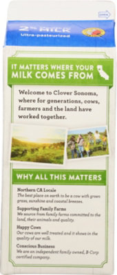 Clover Milk 2% Reduced Fat Non - GMO Choice - Half Gallon - Image 5