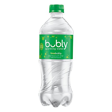 bubly Sparkling Water Lime Plastic Bottle - 20 Fl. Oz.