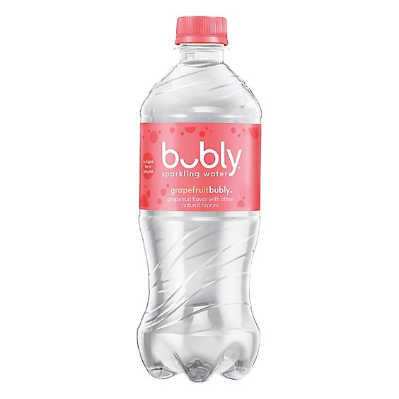 bubly Sparkling Water Grapefruit Plastic Bottle - 20 Fl. Oz.
