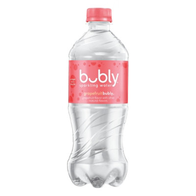 bubly Sparkling Water Grapefruit Plastic Bottle - 20 Fl. Oz.