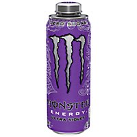 Monster Energy Ultra Violet Sugar Free Energy Drink - 24 Fl. Oz. - Image 1