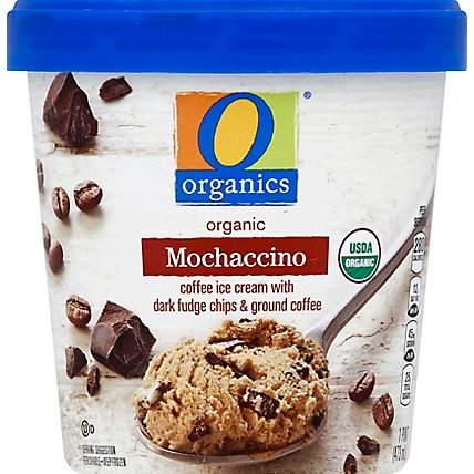O Organics Ice Cream Mochaccino - 1 Pint - Image 2
