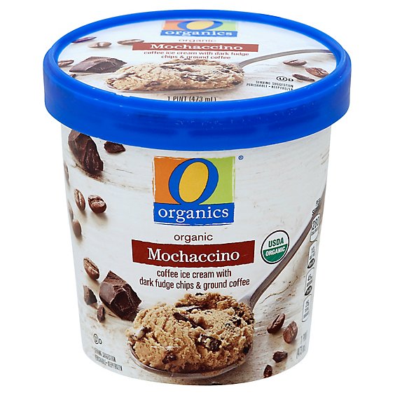 O Organics Ice Cream Mochaccino - 1 Pint