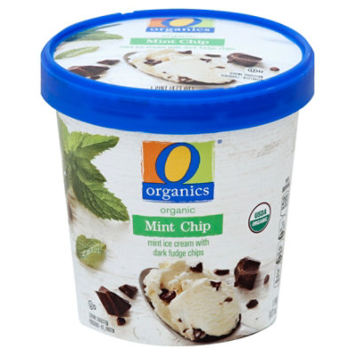 O Organics Ice Cream Mint Chip - 1 Pint - Image 1