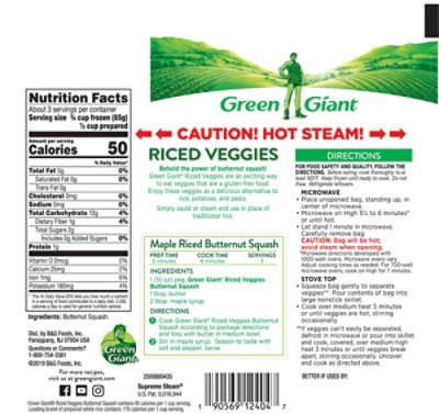 Green Giant Riced Veggies Butternut Squash - 10 Oz - Image 6