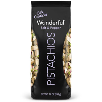 Wonderful Pistachios In-Shell Salt & Pepper - 14 Oz