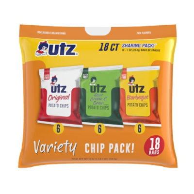 Utz Chips And Snacks Variety Pack - 18 Oz - Image 1