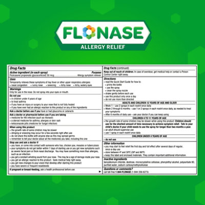 Flonase Twin Pack - 2-.62 Fl. Oz. - Image 5