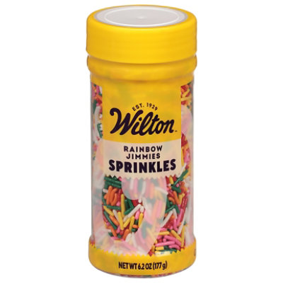 Wilton Sprinkles Rainbow Jimmies - 6.25 Oz - Image 2