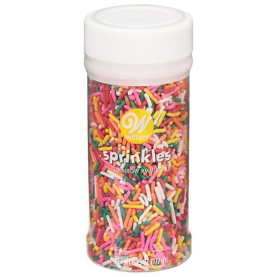Wilton Sprinkles Rainbow Jimmies - 6.25 Oz