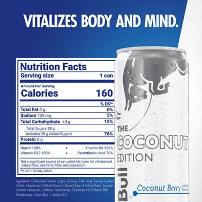 Red Bull Coconut Berry Energy Drink - 12 Fl. Oz. - Image 2