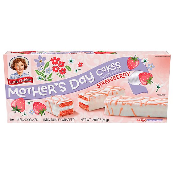 Little Debbie Mothers Day Strawberry Cakes - 12.01 Oz