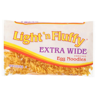 Light N Fluffy Egg Noodles Extra Wide Bag - 12 Oz - Image 3