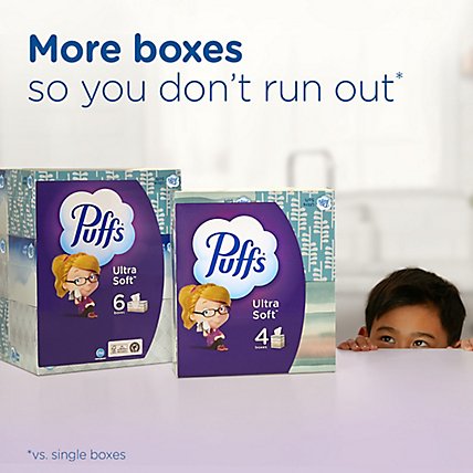 Puffs Ultra Soft Non-Lotion Facial Tissue - 48 Count - Image 4