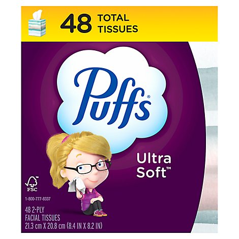 Puffs Ultra Soft Non Lotion Facial Tissue - 48 Count