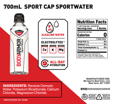 BODYARMOR Water Sport-Top - 23.7 Fl. Oz. - Image 5