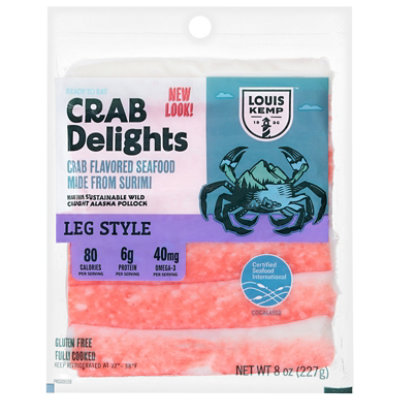 Louis Kemp Crab Delights Leg Style - 8 Oz - Image 1