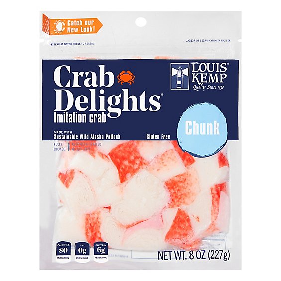 Louis Kemp Crab Delights Chunks - 8 Oz
