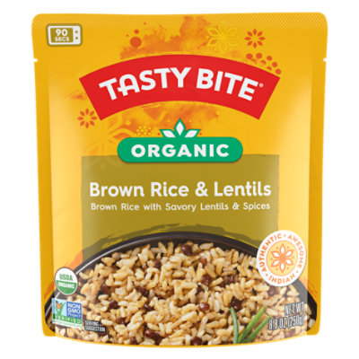 Tasty Bite Brown Rice  Lentils - 8.8 Oz - Image 1