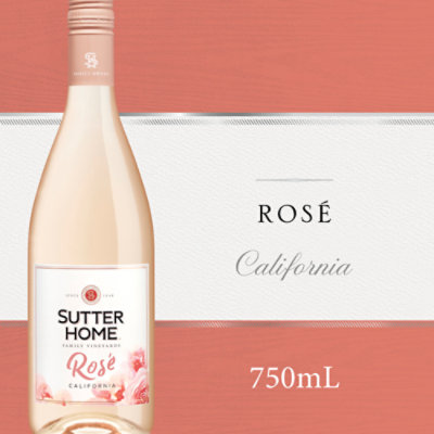 Sutter Home Rose Wine Bottle - 750 Ml - Image 1