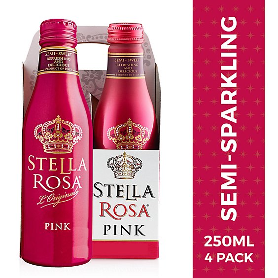 Stella Rosa Pink Semi Sweet Rose Wine - 250 Ml