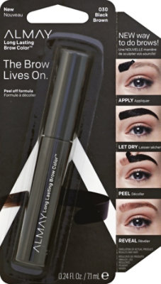 Almay Long Last Brow Color Blk Brwn - 24 Fl. Oz. - Image 2