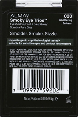 Almay Smoky Eyes Trio Smolder Embers - 0.19 Fl. Oz. - Image 3