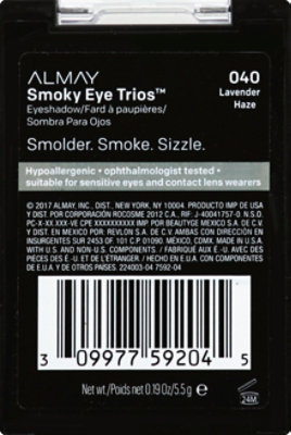 Almay Smoky Eyes Trio Lavender Haze - 19 Oz - Image 3