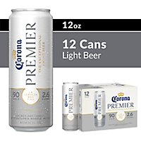 Corona Premier Mexican Lager Light Beer Cans 4.0% ABV - 12-12 Fl. Oz. - Image 1