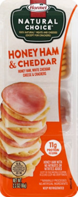 Hormel Natural Choice Stacks Ham/White Cheddar Cheese/Cracker - 2.3 Oz - Image 2