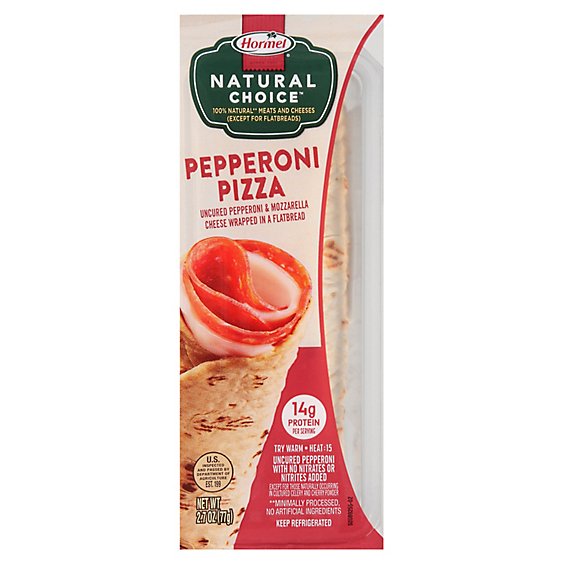 Hormel Natural Choice Wrap Pepperoni/Mozzarella - 2.7 Oz