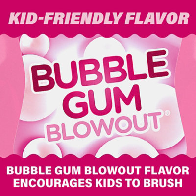 ACT Kids Anticavity Fluoride Toothpaste Bubble Gum Blowout - 4.6 Oz. - Image 4