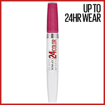 Maybelline Super Stay 24 2-Step Liquid Lipstick Makeup 24/7 Fuchsia Kit - Each - Image 1