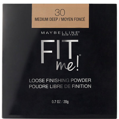 Maybelline Fit Me Loose Finishing Powder Lightweight Face Makeup Medium Deep - 0.7 Oz - Image 1