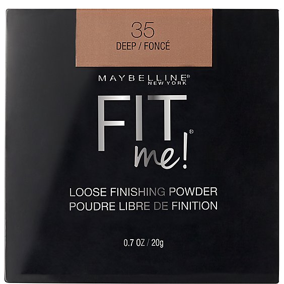 Maybelline Fit Me Deep Loose Finishing Powder Lightweight Face Makeup - 0.7 Oz