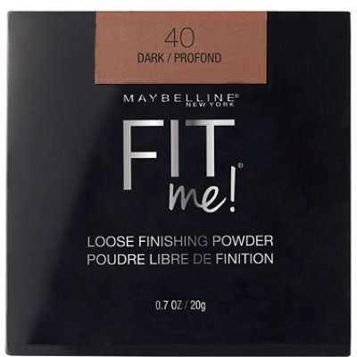 Maybelline Fit Me Loose Finishing Powder Lightweight Face Makeup Dark - 0.7 Oz - Image 1