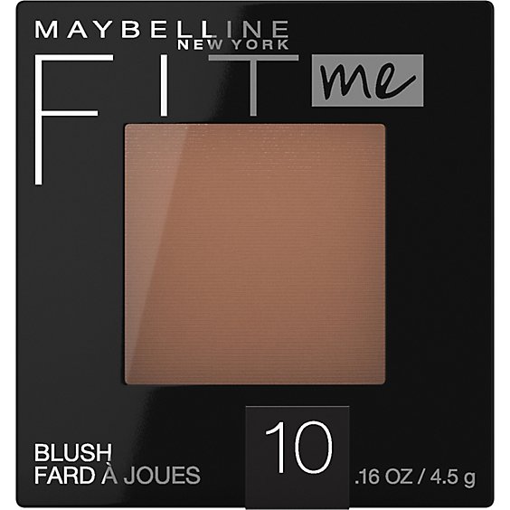 Maybelline Fit Me Lightweight Long Lasting Buff Blush Face Makeup - 0.16 Oz