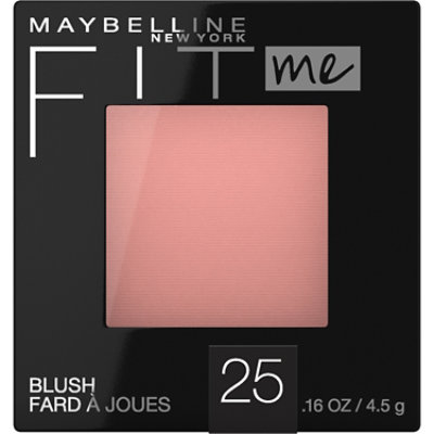 Maybelline Fit Me Lightweight Long Lasting Pink Blush Face Makeup - 0.16 Oz - Image 1