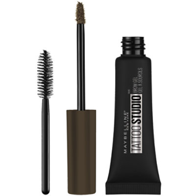 Maybelline Tattoo Studio Deep Brown Waterproof Eyebrow Gel Makeup - 0.23 Oz - Image 1