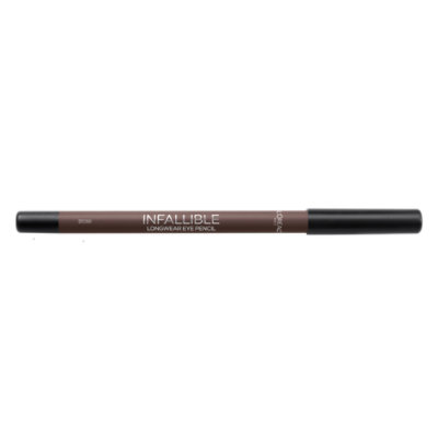 L'Oreal Paris Infallible Pro Last Waterproof Up to 24 Hour Brown Pencil Eyeliner - 0.04 Oz