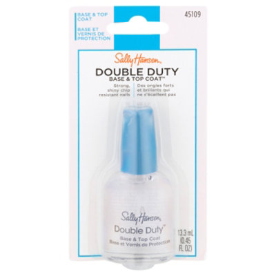 Sally Sh Double Duty Base Top Coat - .14 Fl. Oz. - Image 2