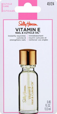 Sally Sh Vitamin E Nail Cuticle Oil - .13 Fl. Oz. - Image 1