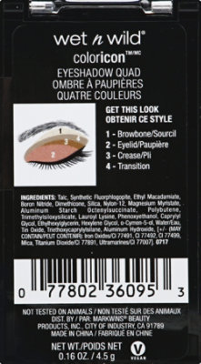 Markwi Coloricon Shadow Quad Eggshell - 0.19 Oz - Image 5