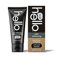 Hello Activated Charcoal Whitening Toothpaste - 4 Oz - Image 1