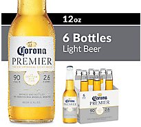 Corona Premier Mexican Lager Light Beer Bottles 4.0% ABV Multipack - 6-12 Fl. Oz.