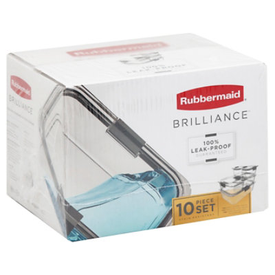 Rubbermaid Brilliance Glass Container 3.2 Cup - Each - Albertsons