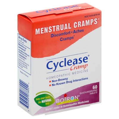 Boiron Cyclease Cramps Tablets for Relief from Menstrual Cramps, Aches,  Pain, and Discomfort - 60 Count