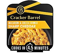 Cracker Barrel Sharp Cheddar Macaroni & Cheese Dinner Bowl - 3.8 Oz