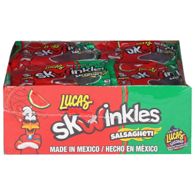 Lucas Salsagheti Hot Candy Watermelon 12 Count - 10.2 Oz - Image 2